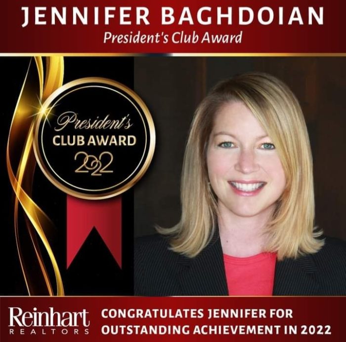 Jennifer Baghdoian Reinhart Realtors Chelsea Michigan