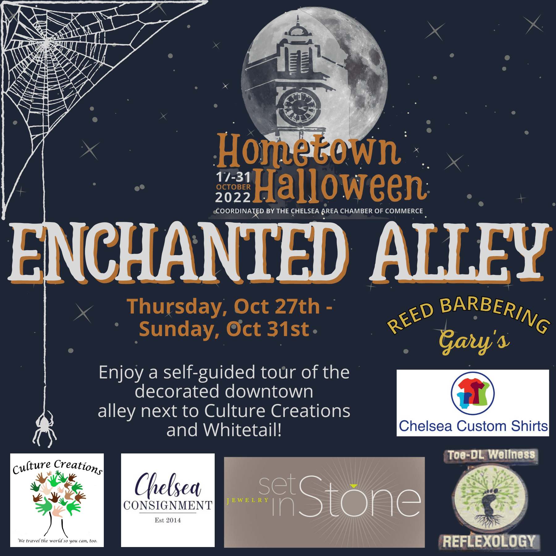 Hometown Halloween Enchanted Alley Chelsea Michigan