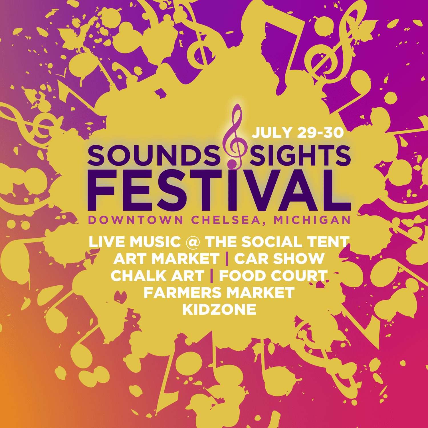 Sounds & Sights Festival Chelsea Michigan