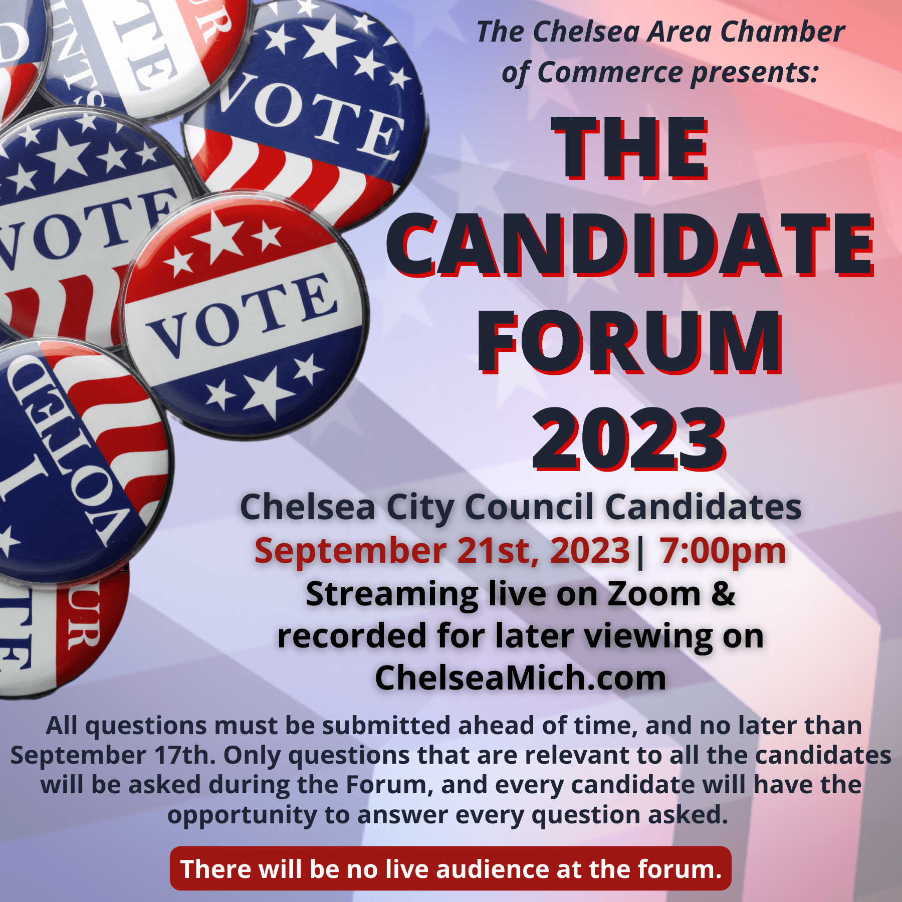 Council President Candidate Forum a Week Away, Submit Your