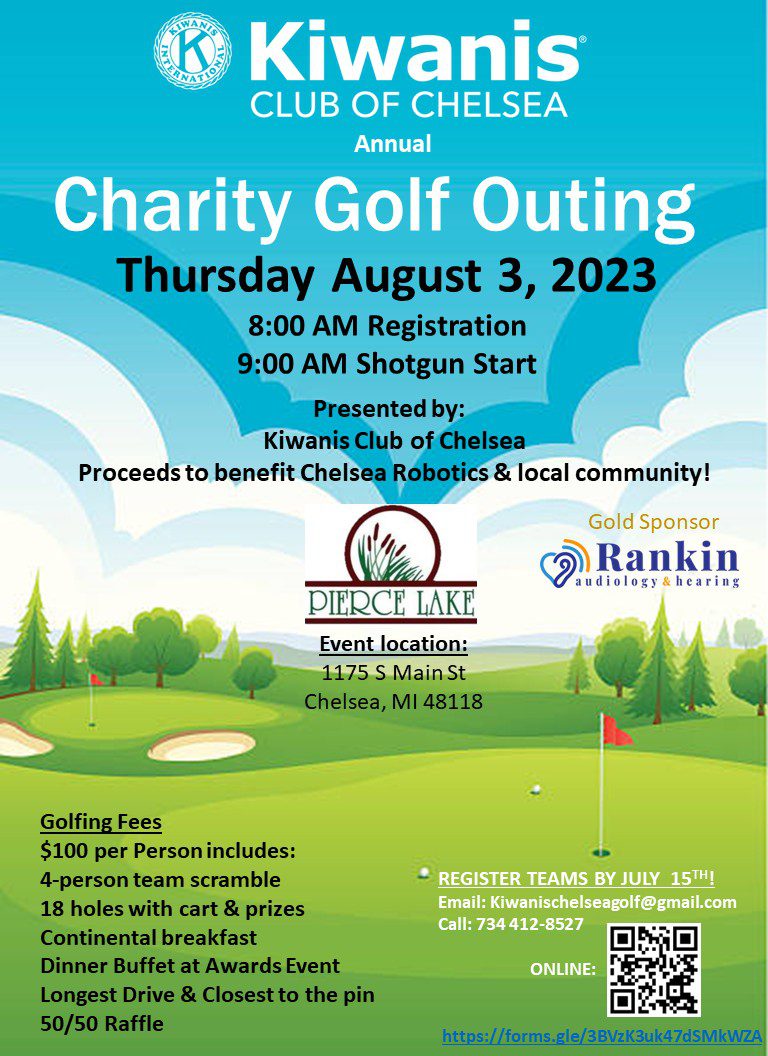 Kiwanis Club of Chelsea Annual Charity Golf Outing | Chelsea Michigan ...