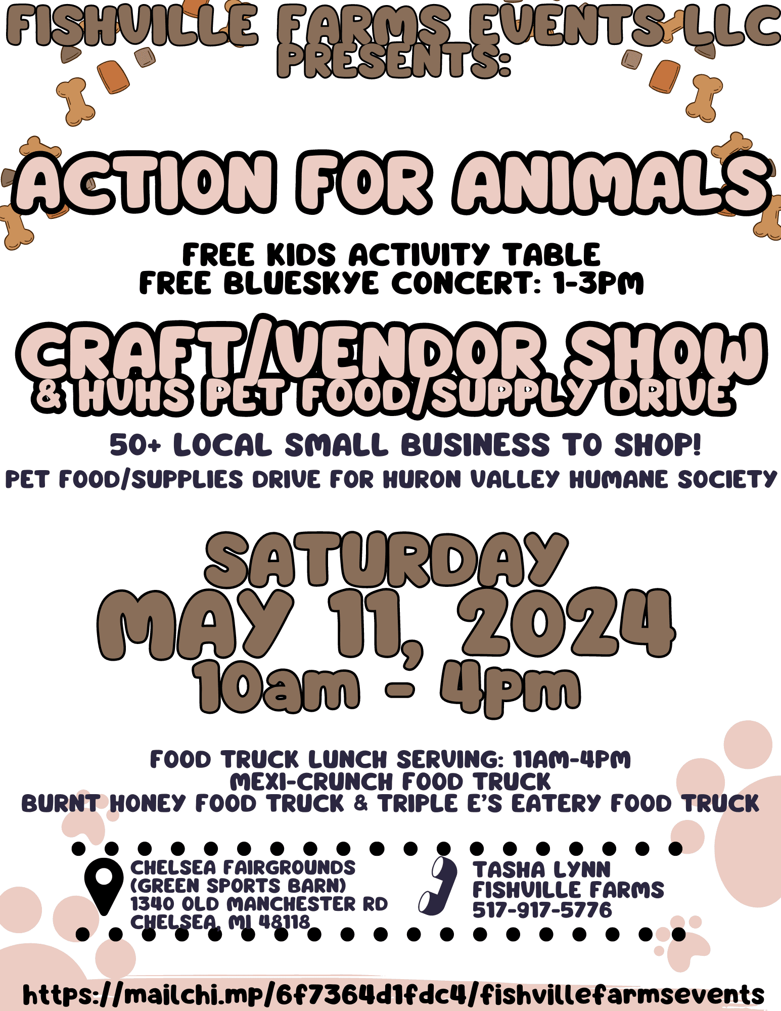 FISHVILLE FARMS ACTION FOR ANIMALS CRAFT SHOW PET SUPPLIES