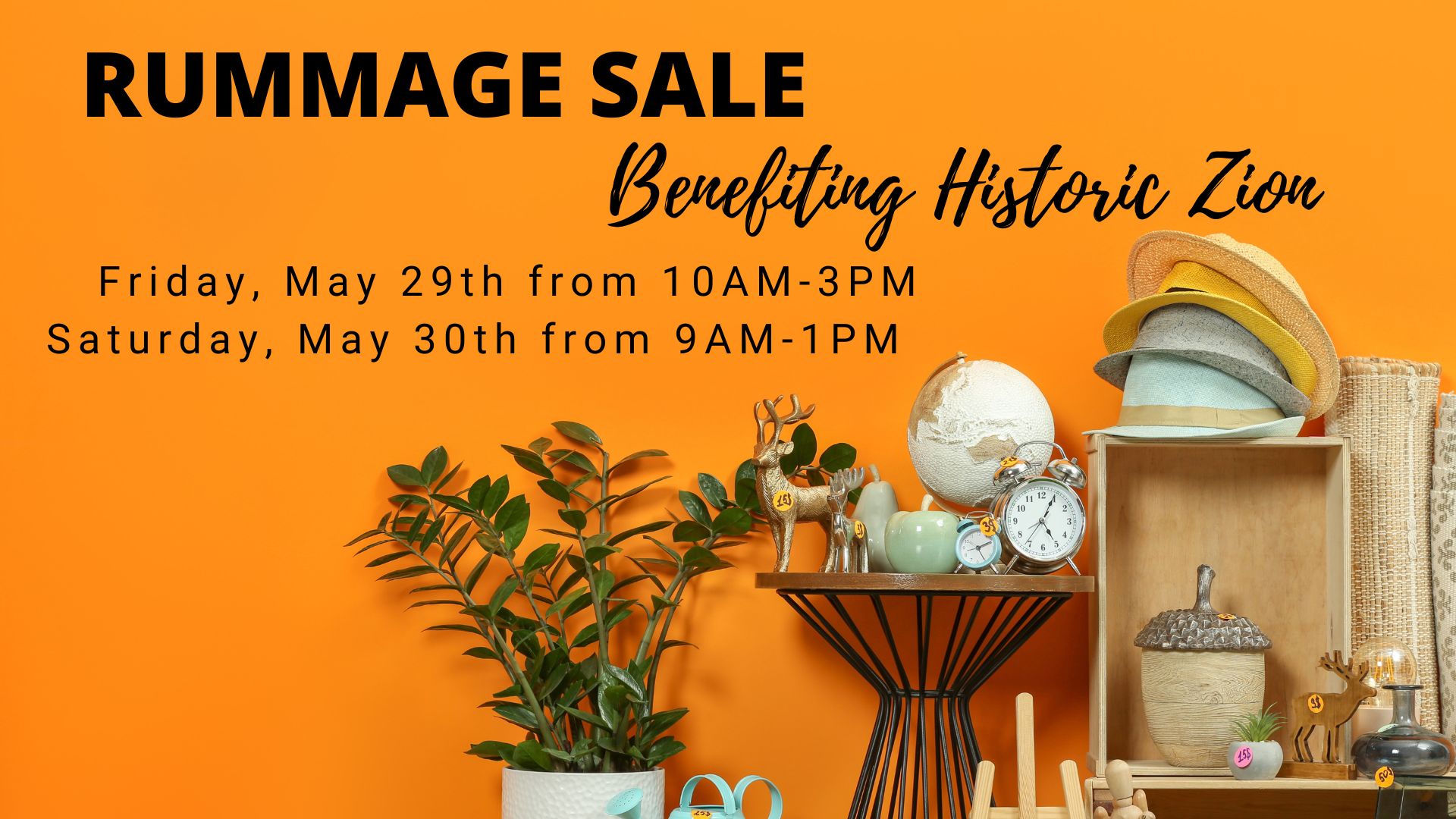 Historic Zion Rummage Sale | Chelsea Michigan | chelseamich.com